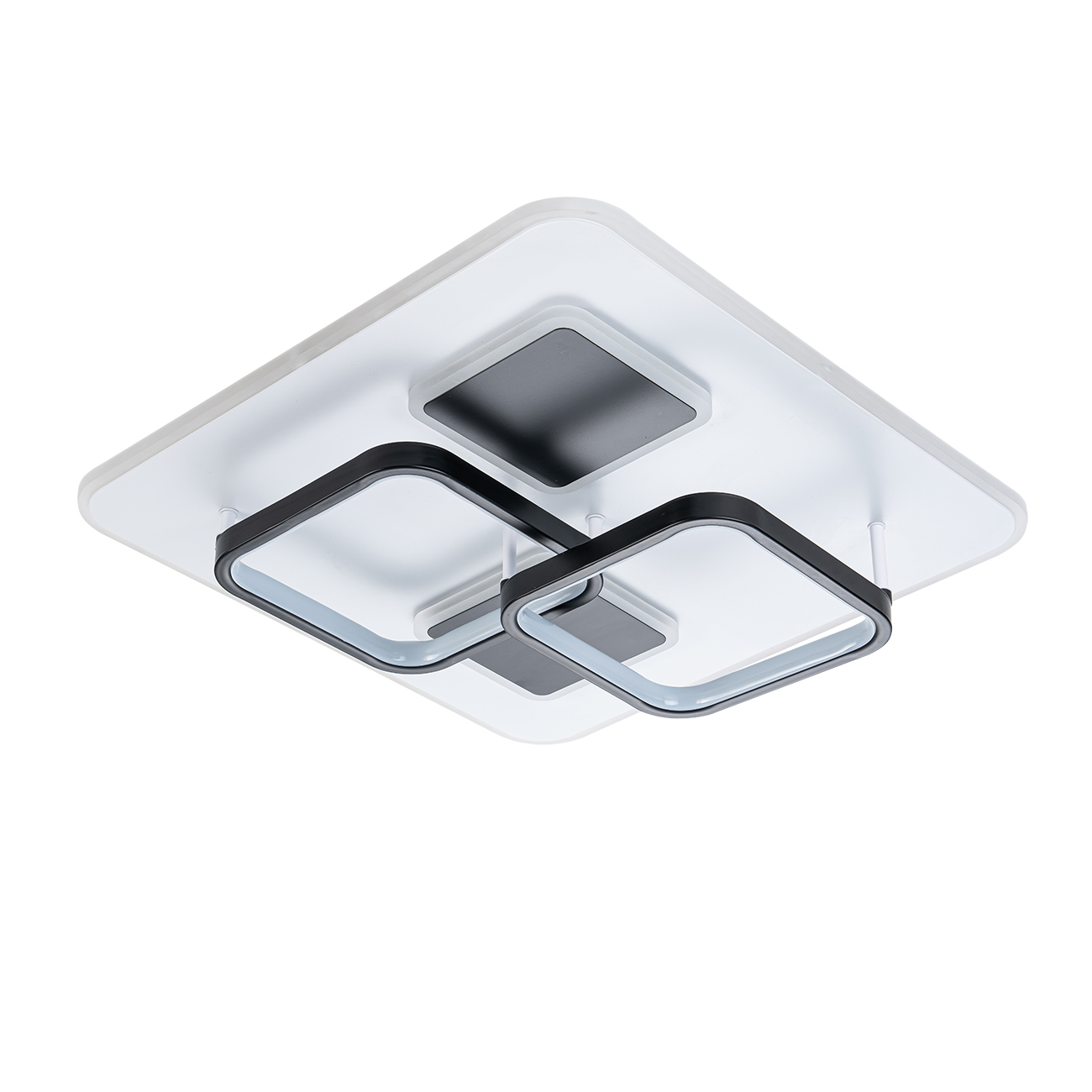 Потолочный светильник Escada 10235/4 SQUARE LED*105W Black/White