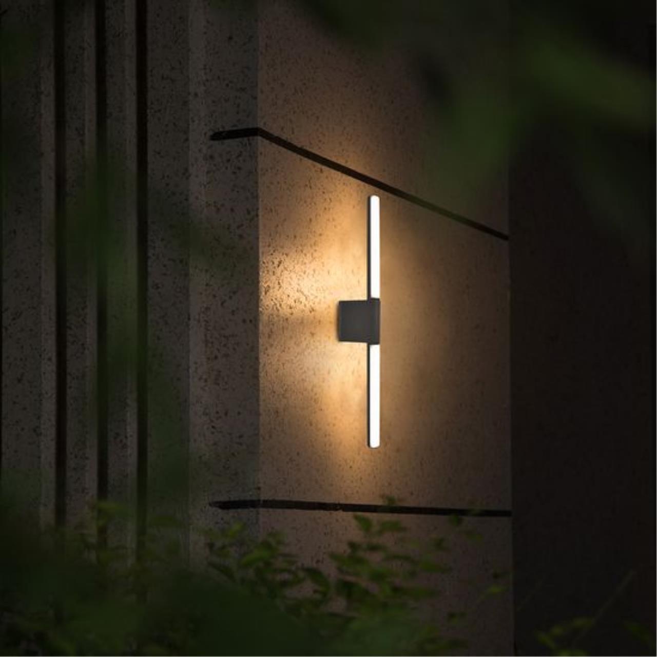 Уличный настенный светильник Arte lamp A5191AL-2BK
