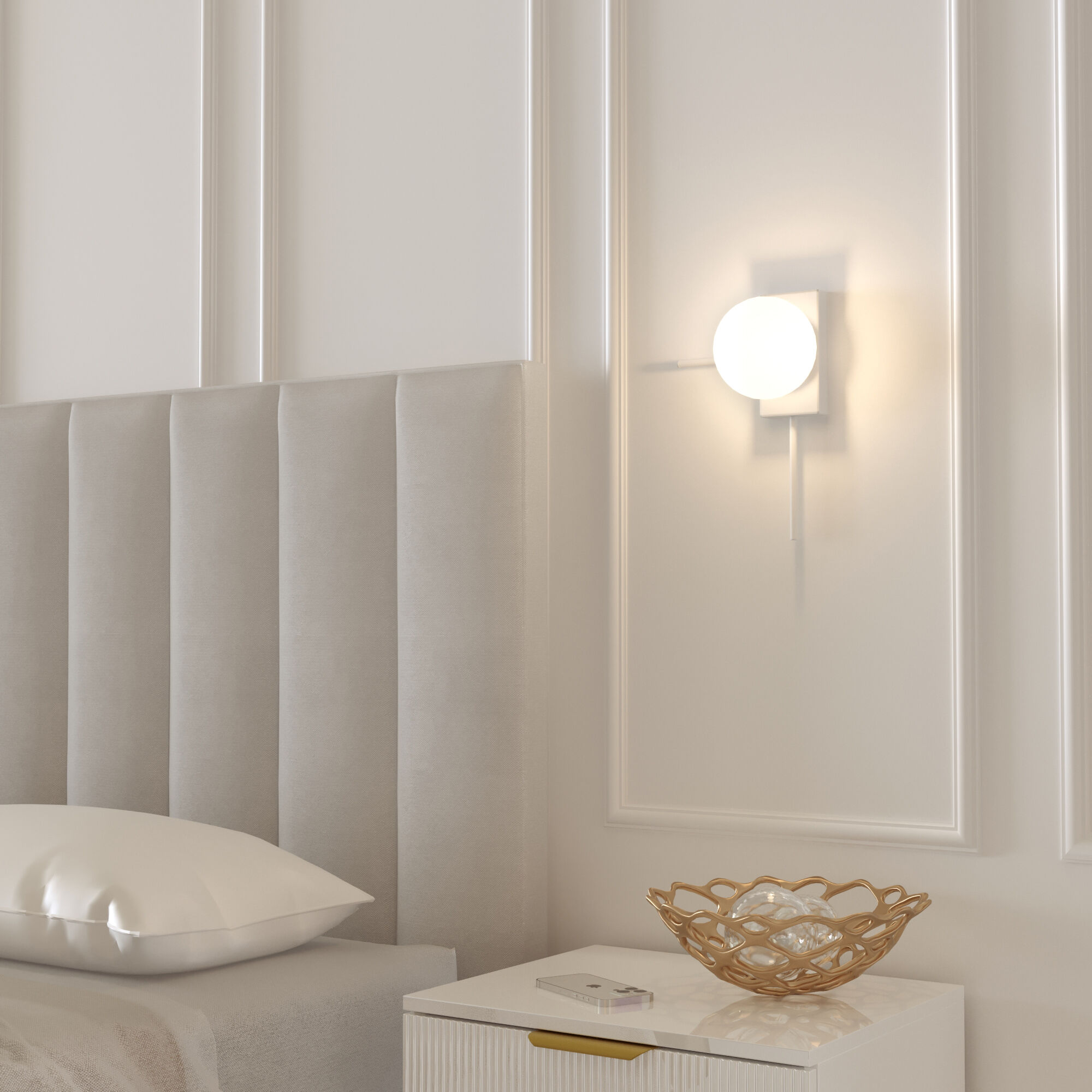 Настенный светильник Eurosvet 40036/1 белый