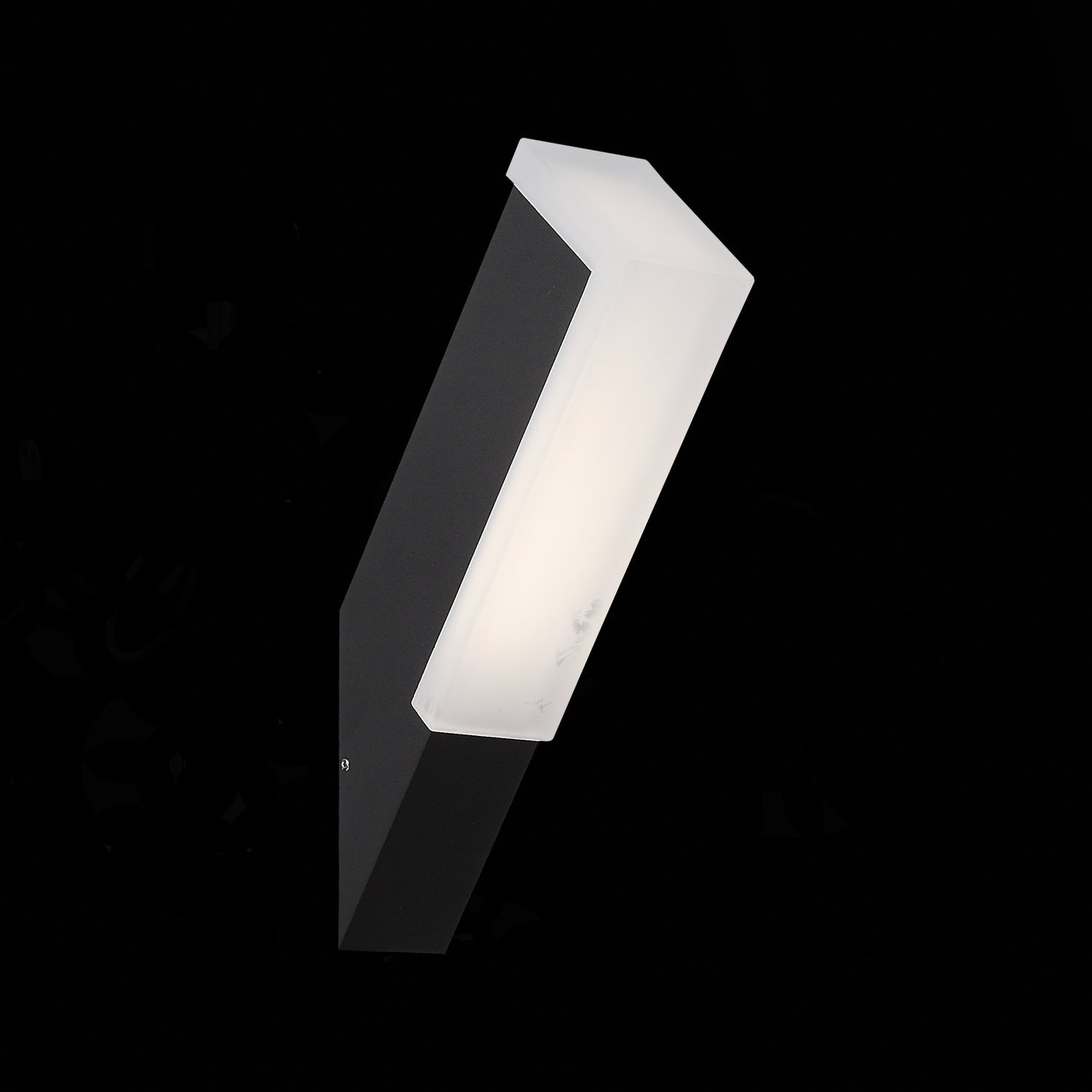 SL096.411.02 Светильник уличный настенный ST-Luce Черный/Белый LED 1*6W 4000K POSTO