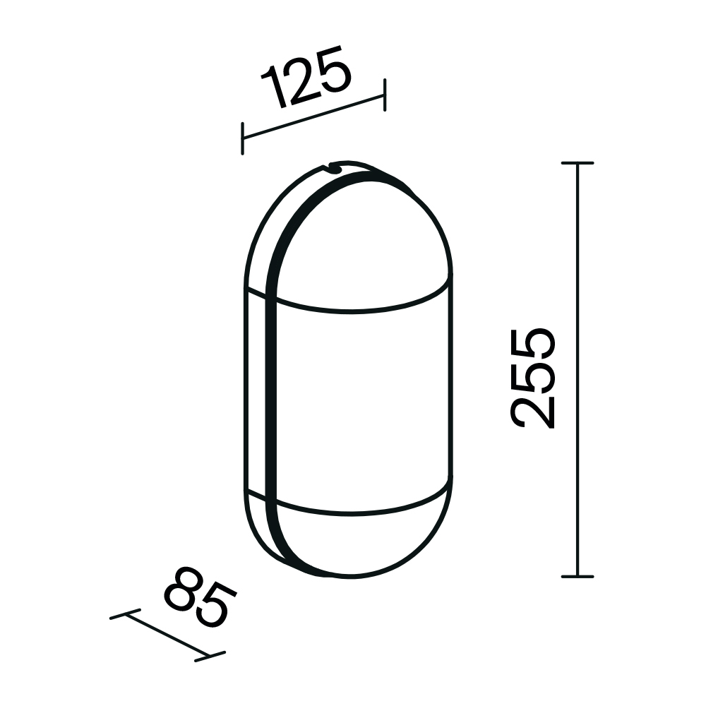 Настенный светильник (бра) Outdoor O449WL-01GF