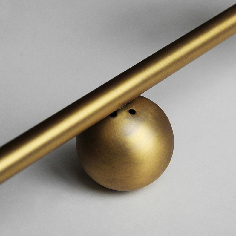 Подвесной реечный светильник HOOP L120 Bronze 177907-26