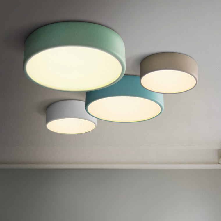 Потолочный светильник CYLINDER B D48 Blue 240917-26