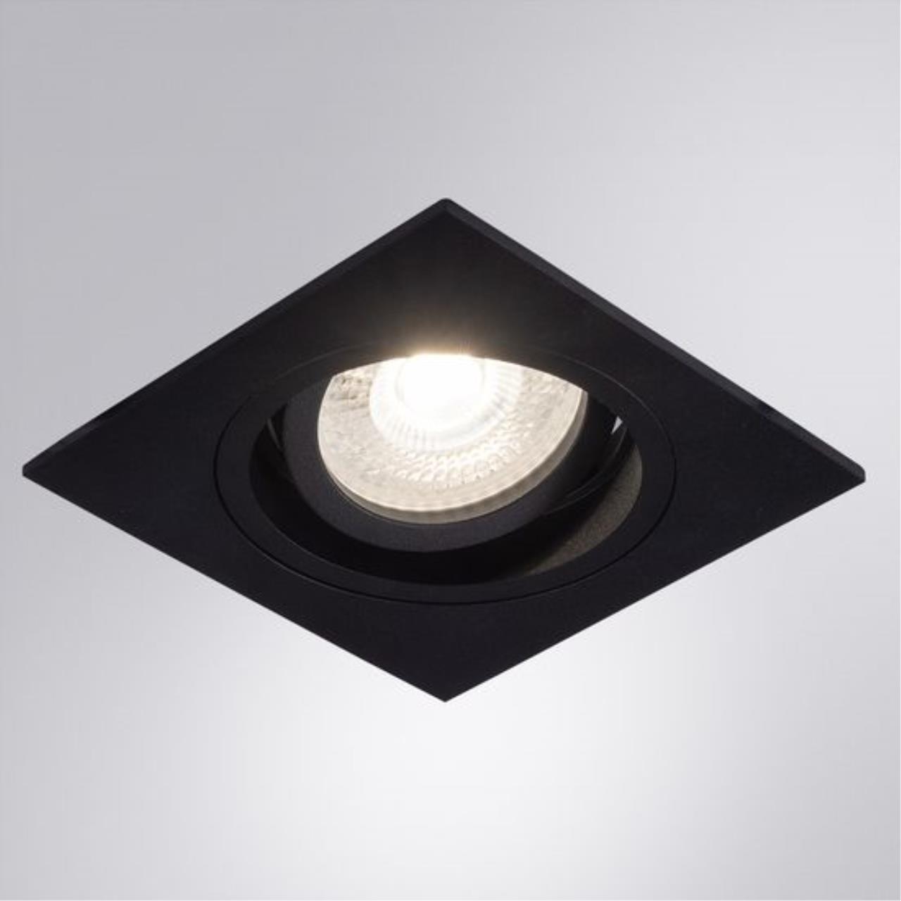 Точечный встраиваемый светильник Arte lamp A2178PL-1BK