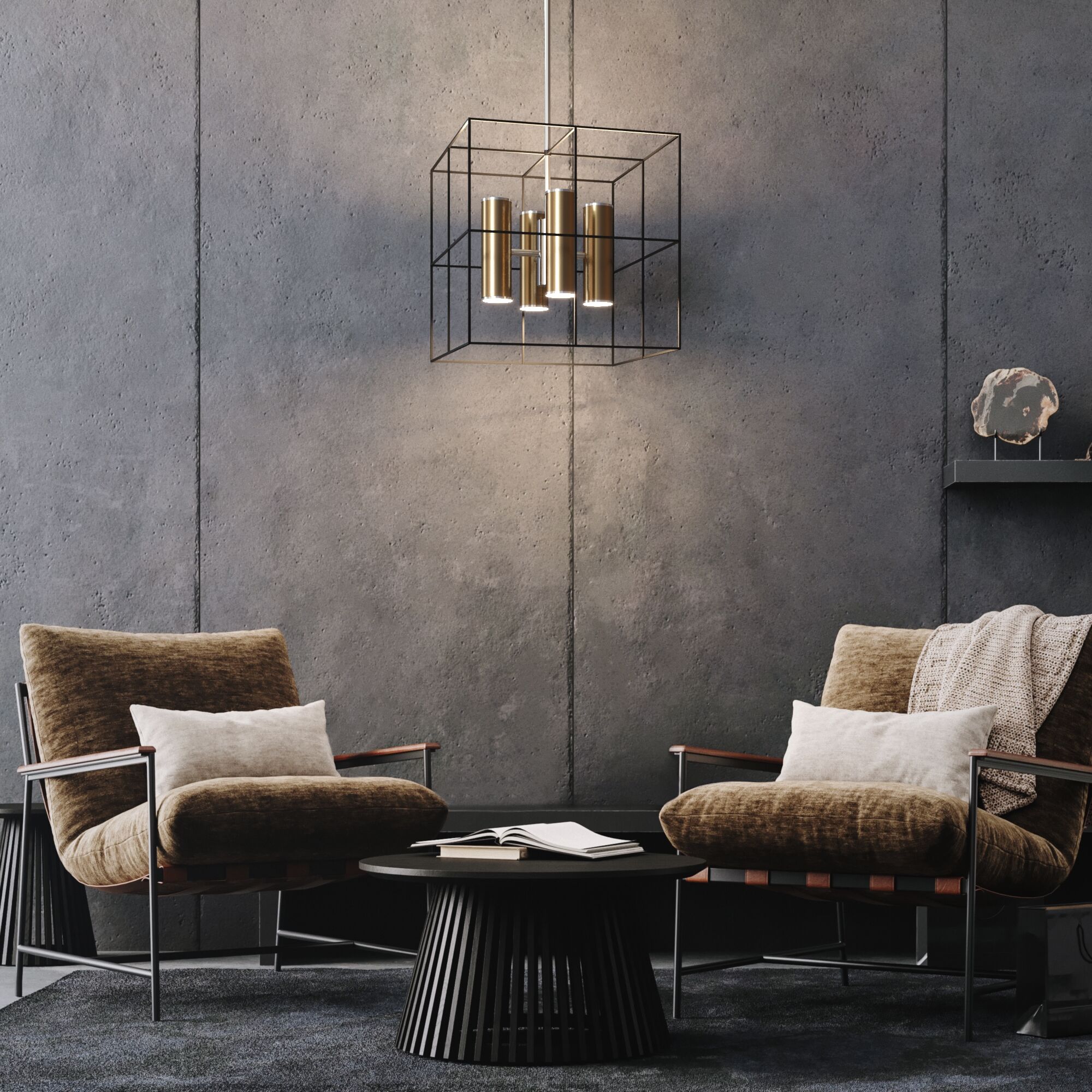 Потолочный светильник Eurosvet 70142/8 латунь