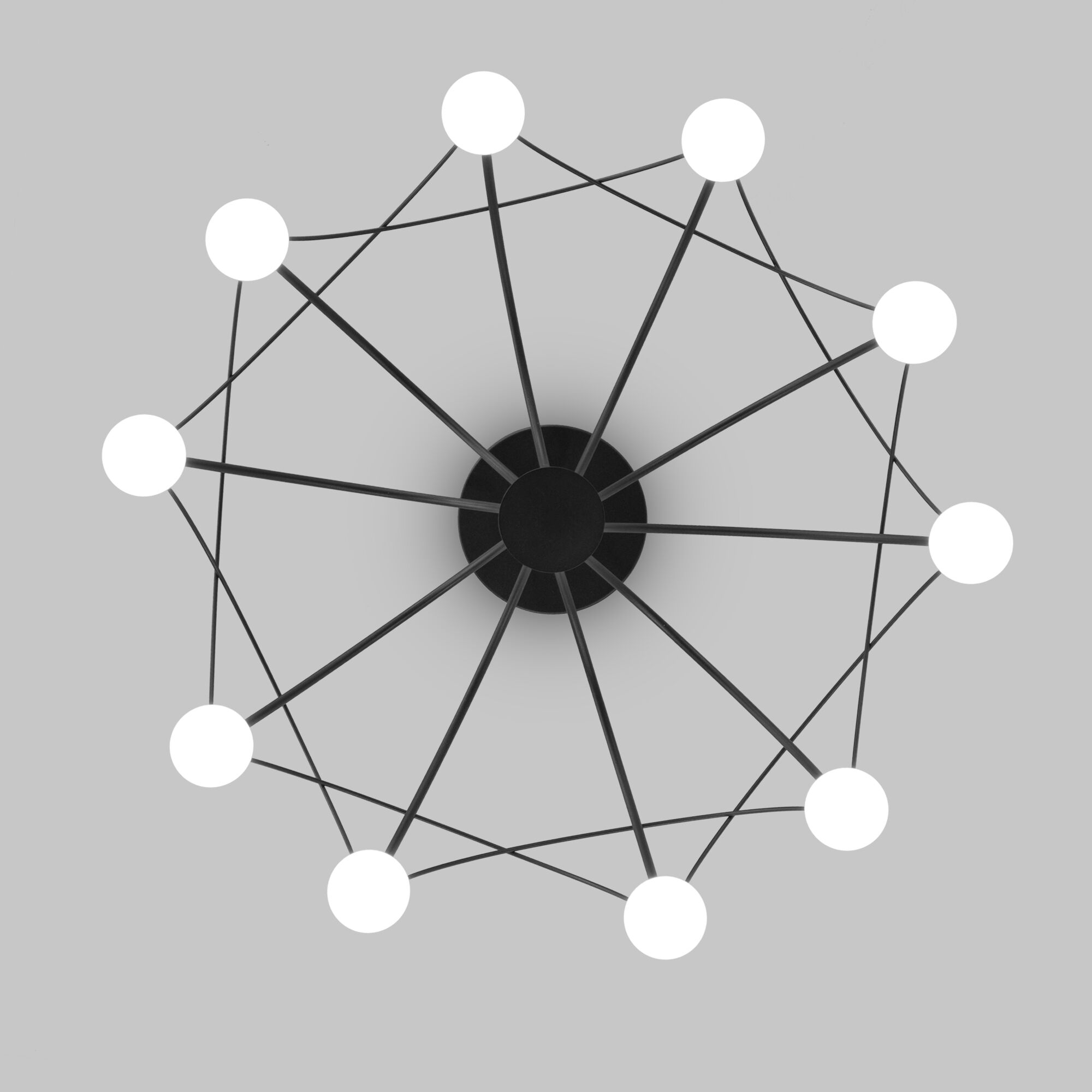 Потолочный светильник Eurosvet 90035/10  LED черный