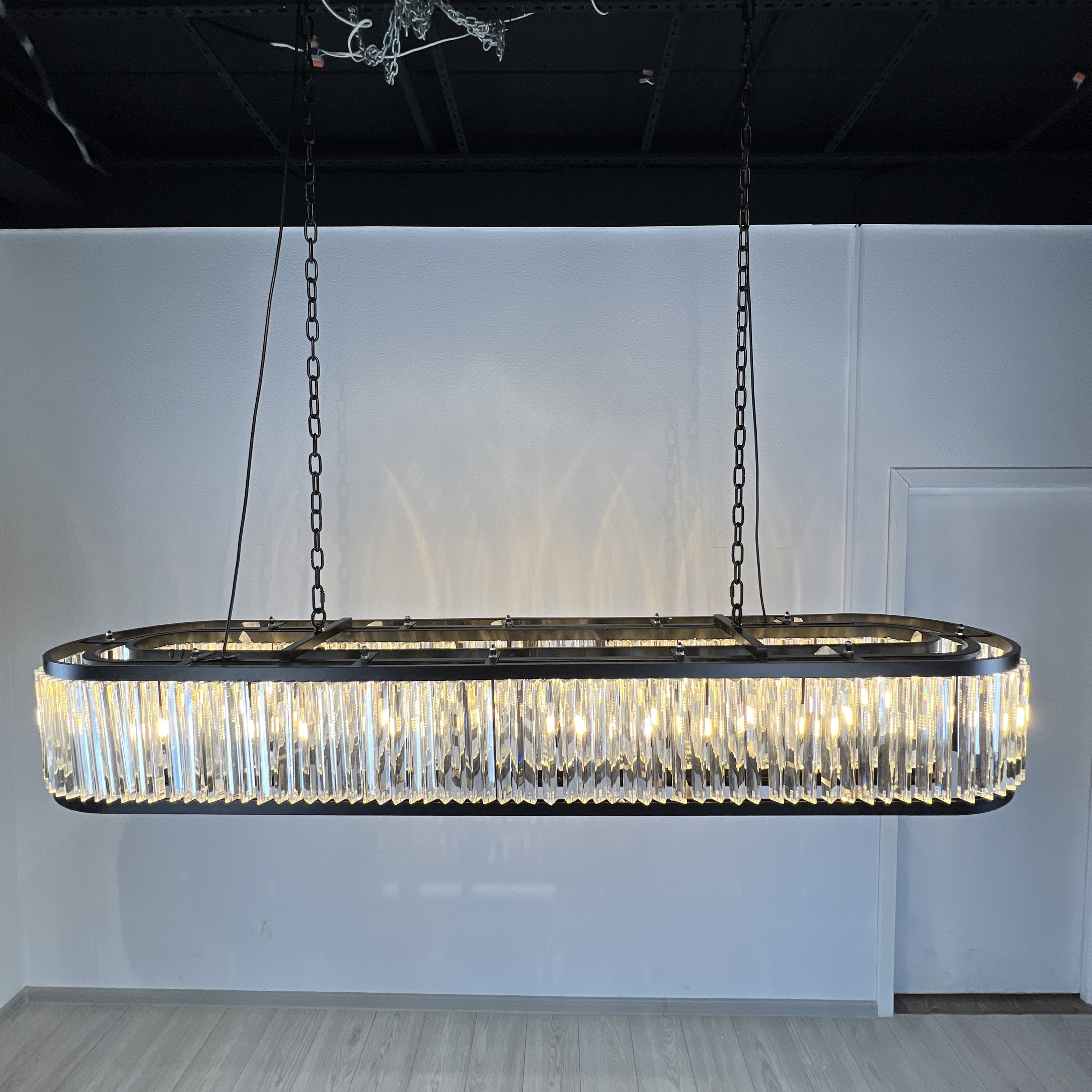 Люстра Rh 1920S Odeon Clear Glass Black 180 от Imperiumloft 248522-22