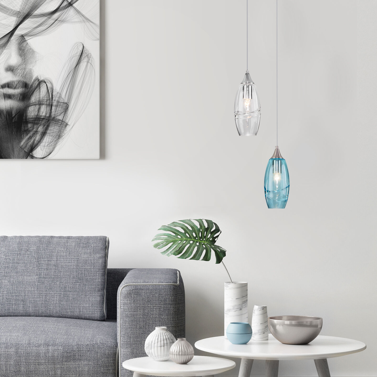 Подвесной светильник Eurosvet 50222/1 прозрачный