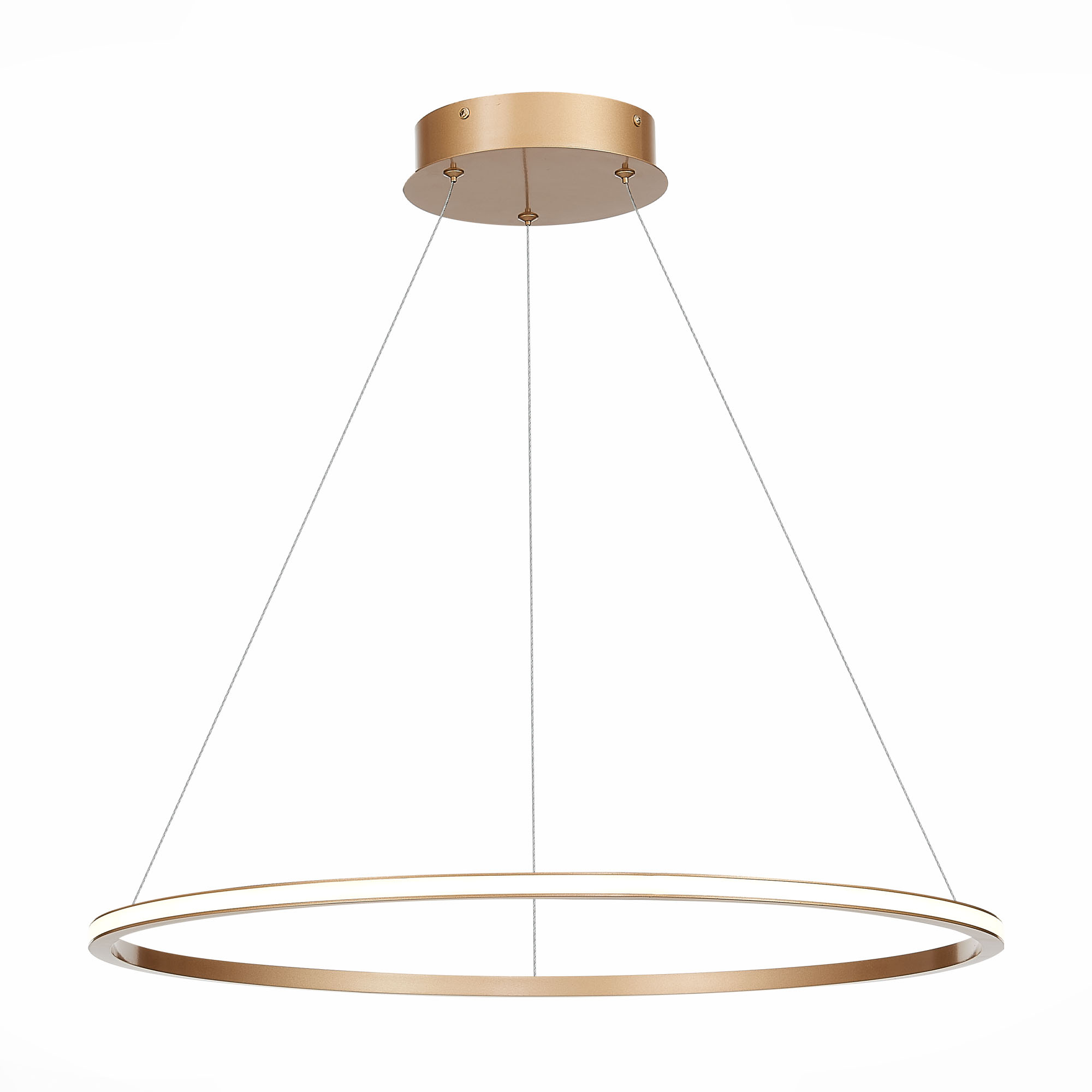 ST604.243.34 Светильник подвесной ST-Luce Золотистый/Белый LED 1*34W 4000K Подвесные светильники