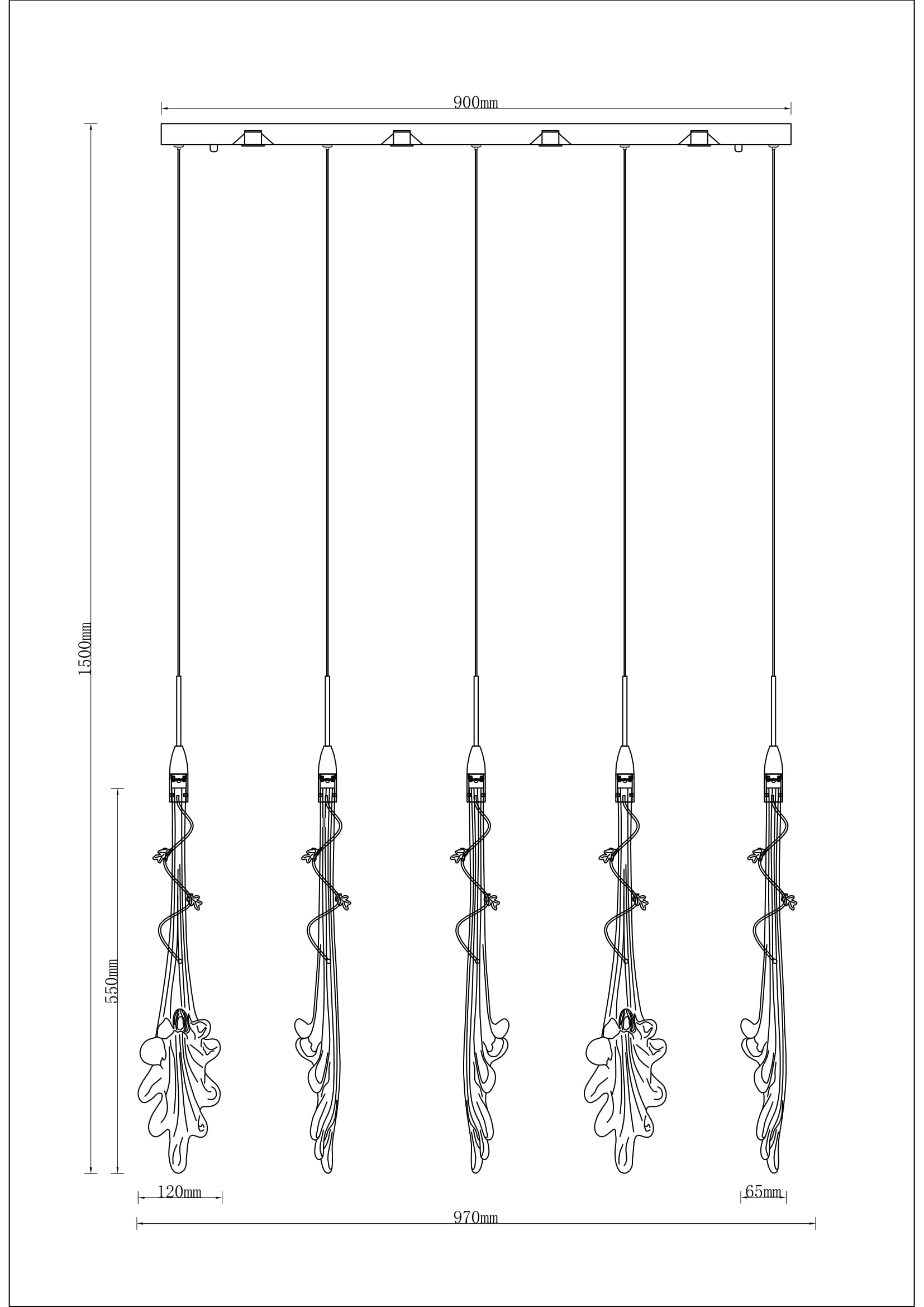 Подвесной светильник Moderli V9021-PL Melburn