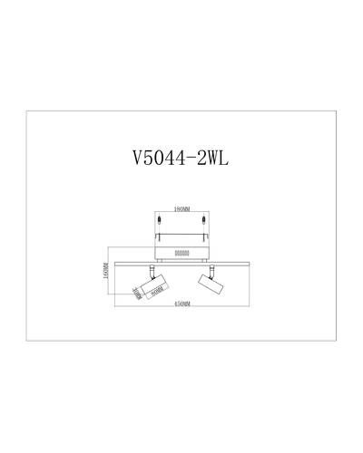 Светодиодный спот Moderli V5044-2WL Right