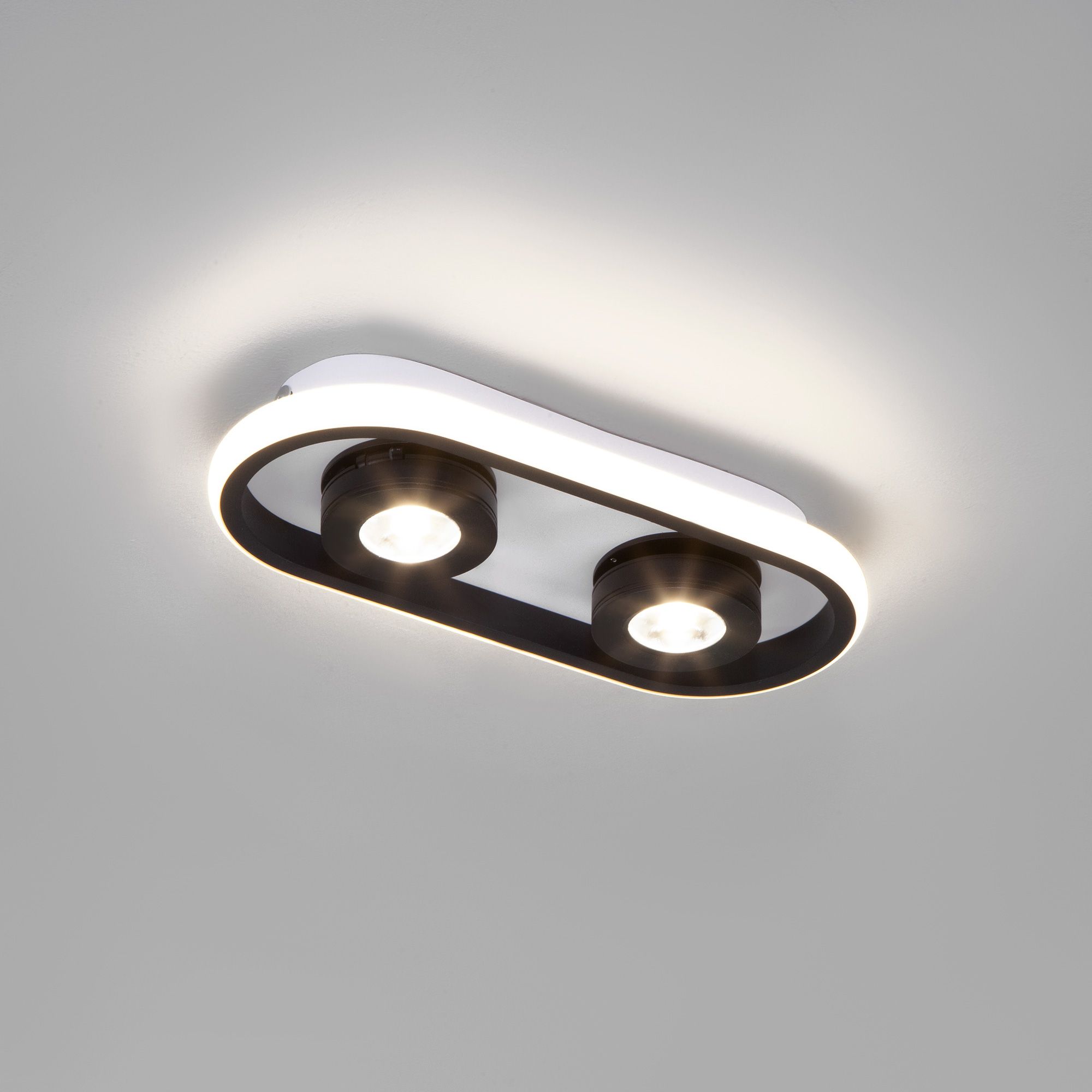 Потолочный светильник Eurosvet 20123/2 LED белый/черный
