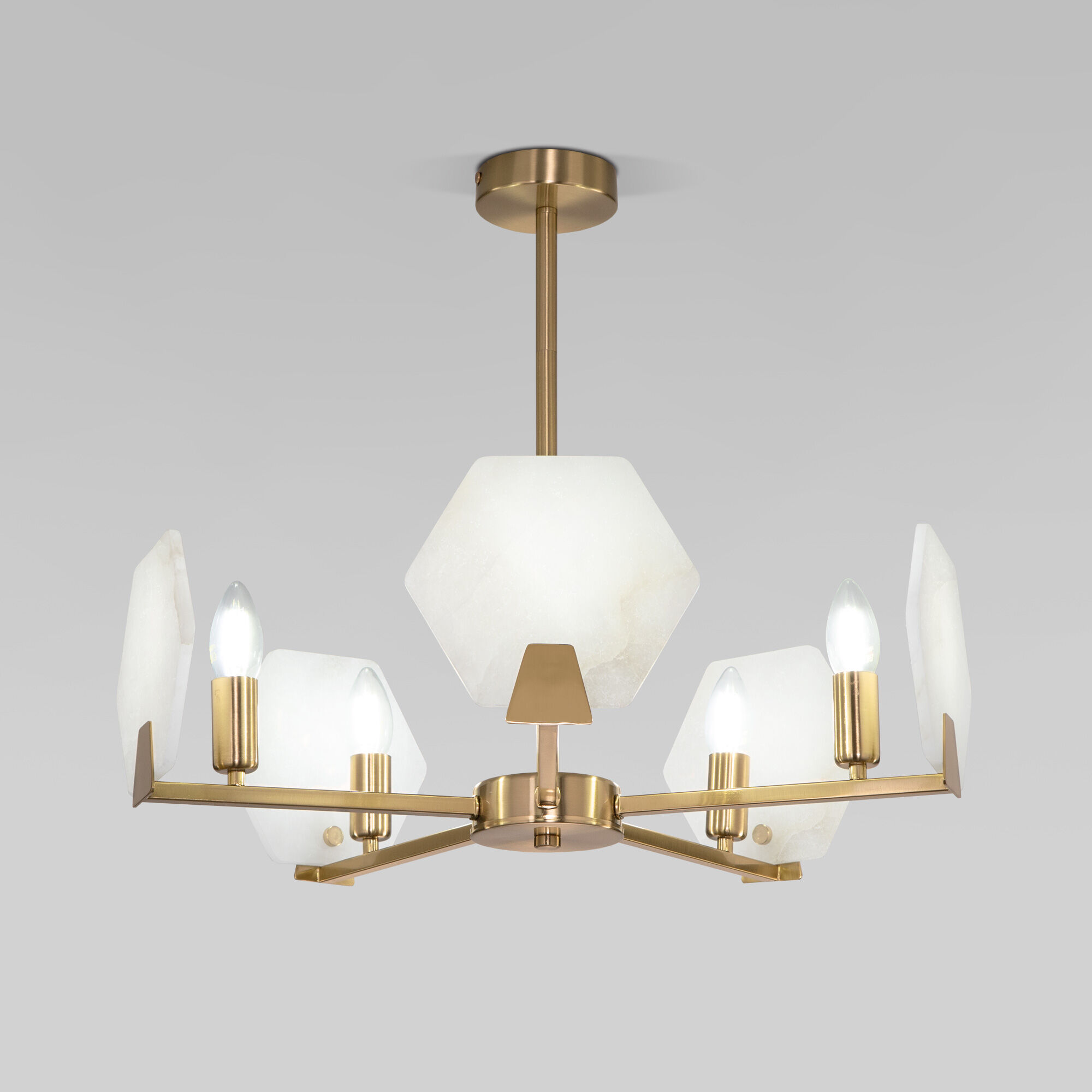  Eurosvet 60158/5/ потолочный светильник/ латунь Smart