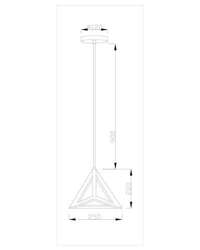 Подвесной светильник Moderli V1621-1P Ambiente 1*E27*60W