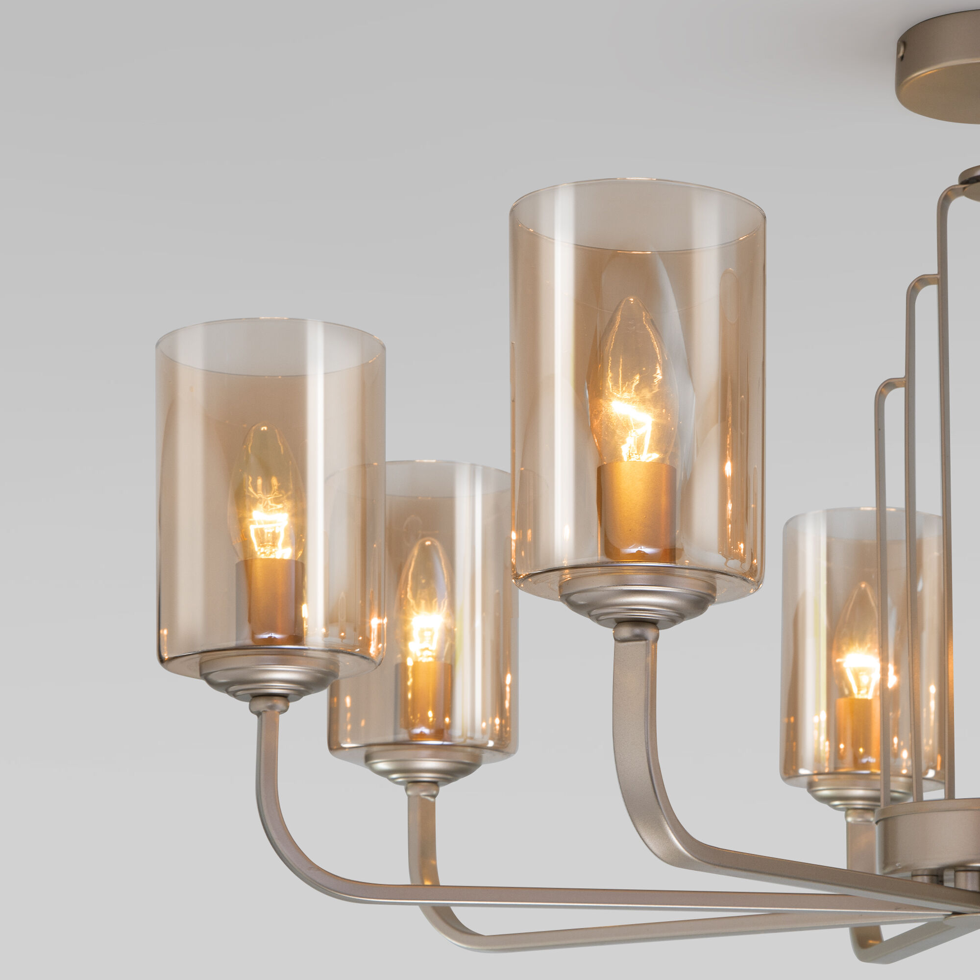 Потолочный светильник Eurosvet 60138/8 перламутровое золото