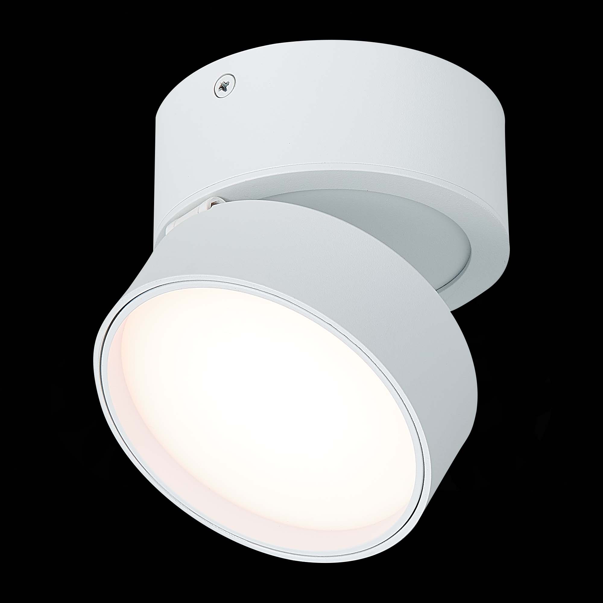 ST651.532.14 Светильник потолочный поворотный Белый LED 1*14W 3000K 1 100Lm Ra&gt;90 120° IP20 D105xH88 Накладные светильники