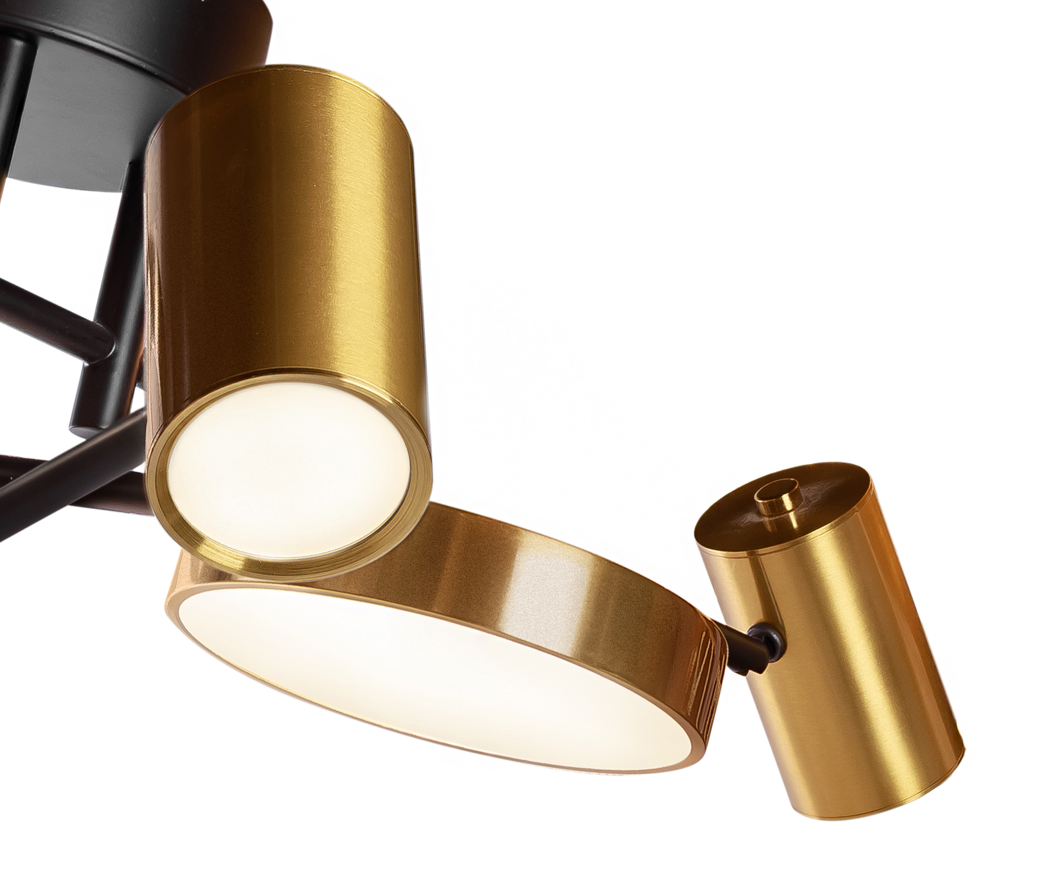 Люстра Kink Light димм. Рапис черный/бронза 07645-6D,19(20)