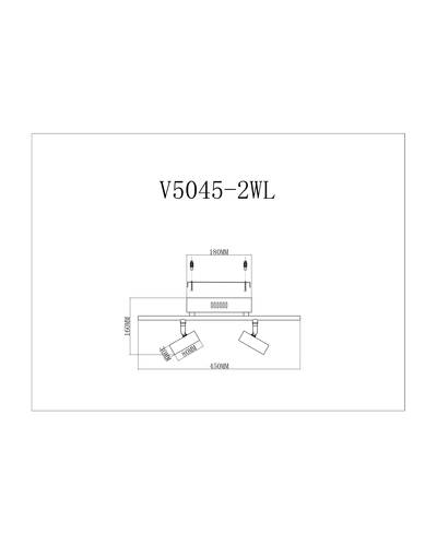 Светодиодный спот Moderli V5045-2WL Right