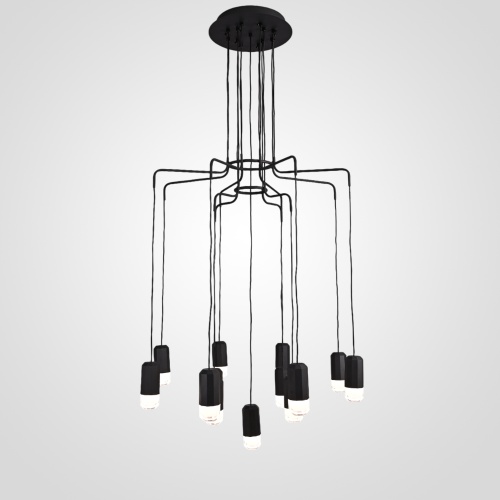 Wireflow Led Black Suspension Lam 13 Патронов от Imperiumloft 279381-22