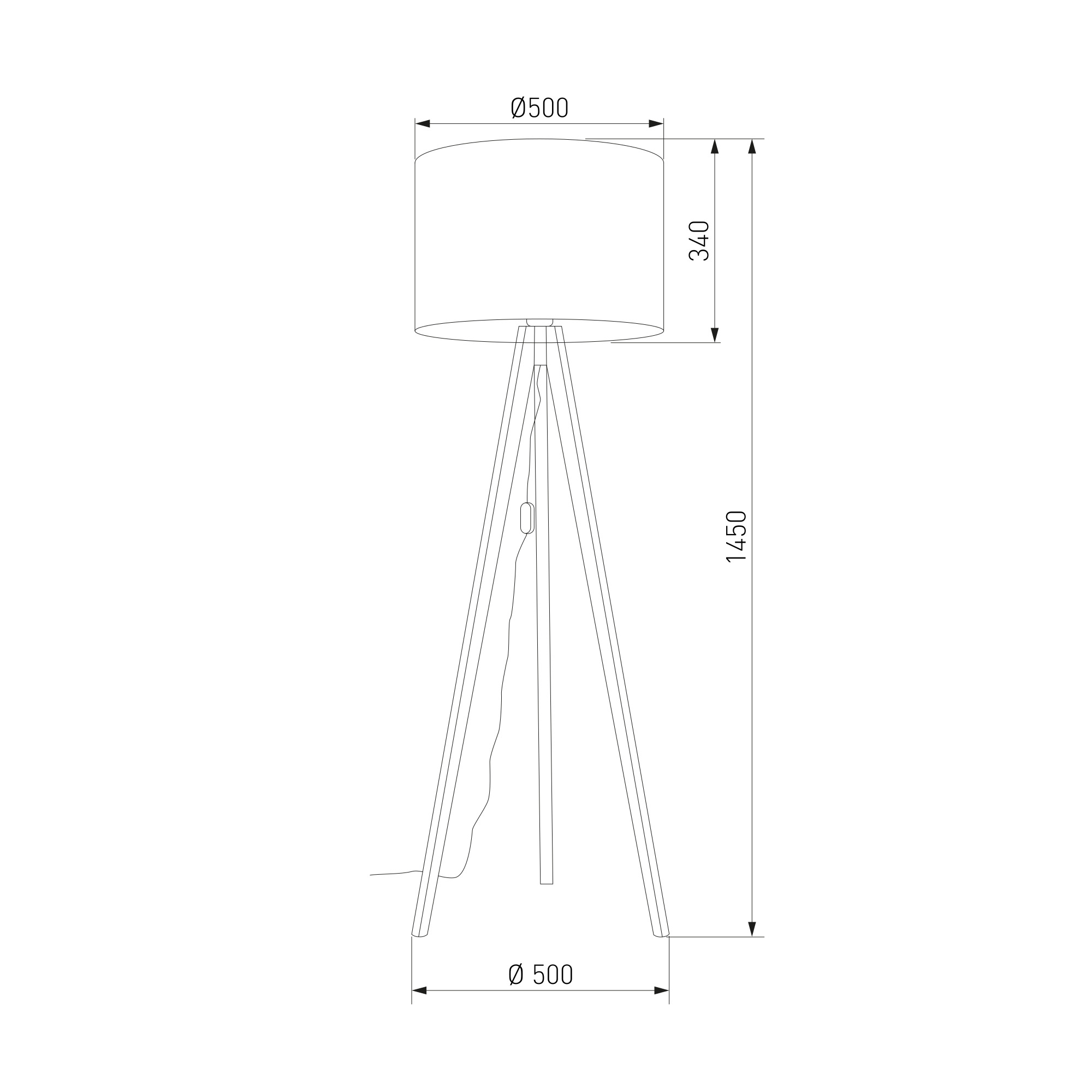 Напольный светильник TK Lighting 16021 Grand TK