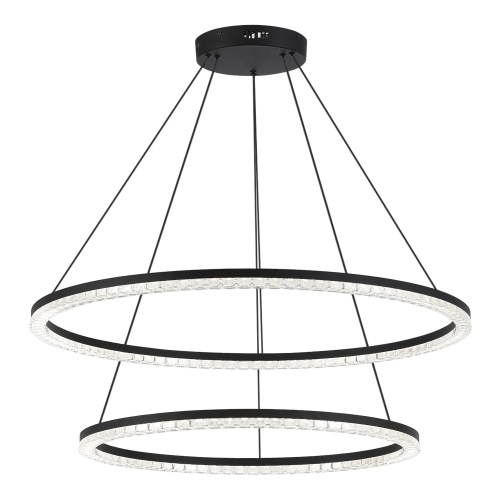 SL1018.403.02 Светильник подвесной ST-Luce черный/прозрачный LED 1*96W 4000K EUCLIDICS