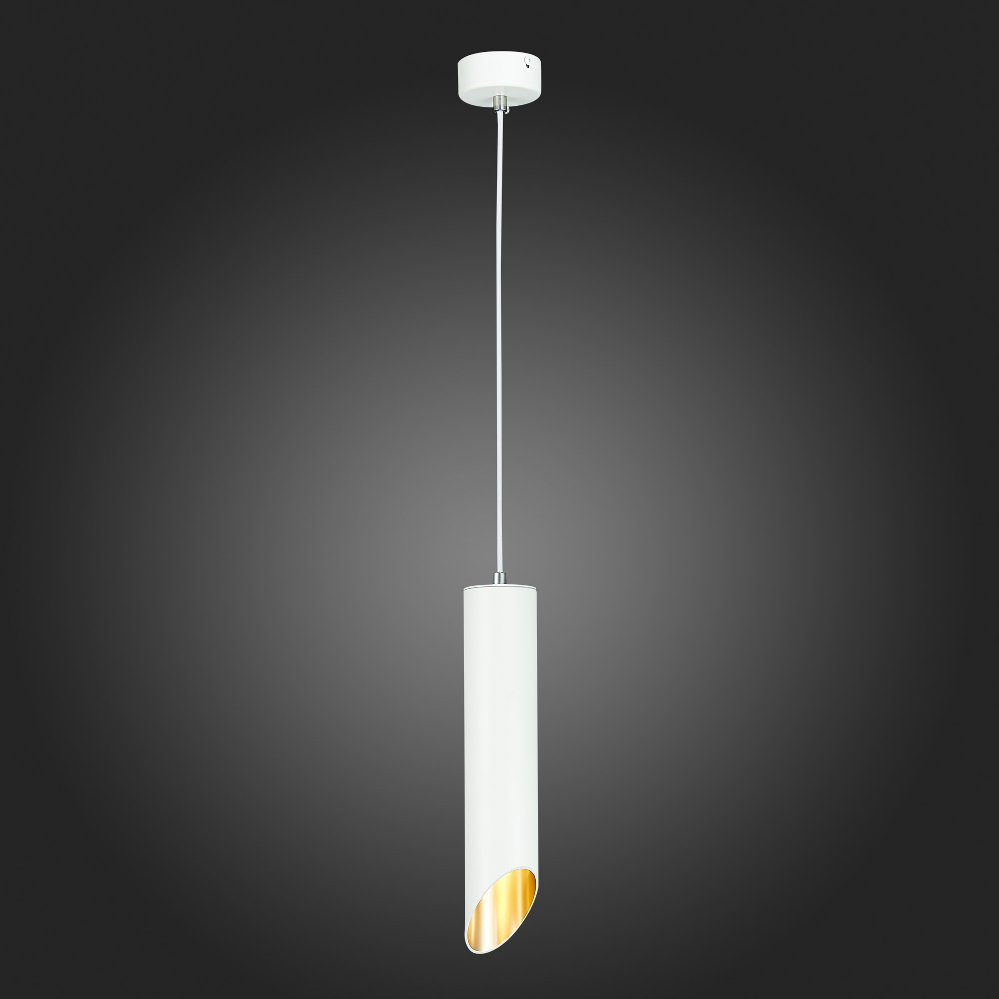 ST152.503.01 Светильник подвесной Белый GU10 1*50W  IP20 D60xH300 220V Без ламп Подвесные светильники