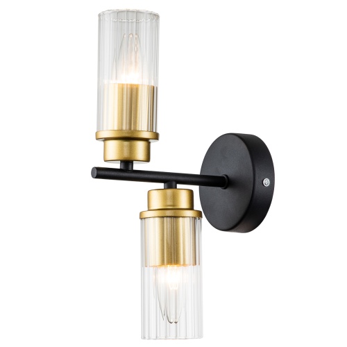 Настенный светильник Escada 2100/2A E14*40W Gold