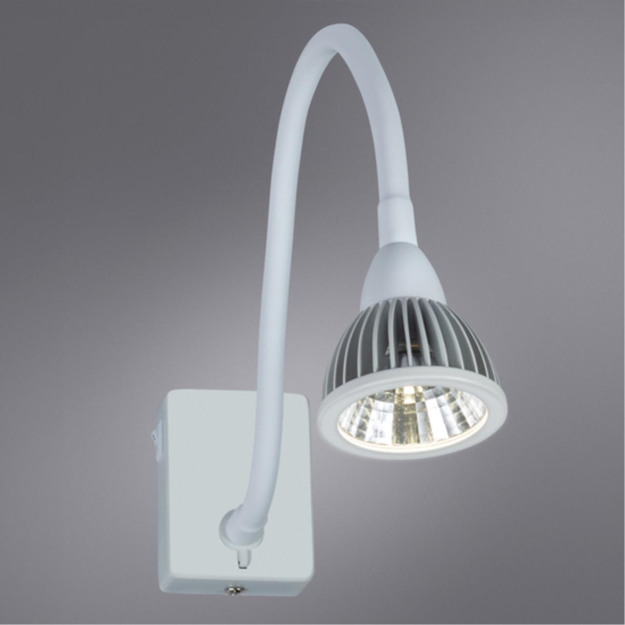Бра Arte lamp A4107AP-1WH СВЕТИЛЬНИК НАСТЕННЫЙ