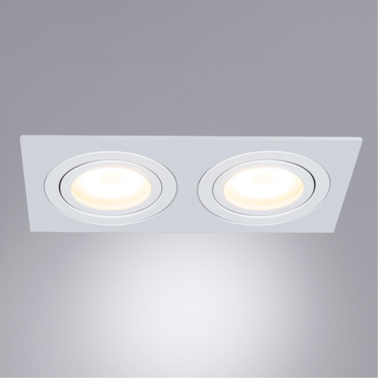 Точечный встраиваемый светильник Arte lamp A2168PL-2WH