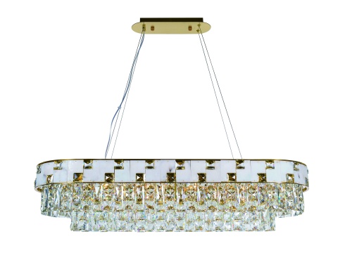 5776P/10A PLATING BRASS+CLEAR (1) Люстра NW_SS