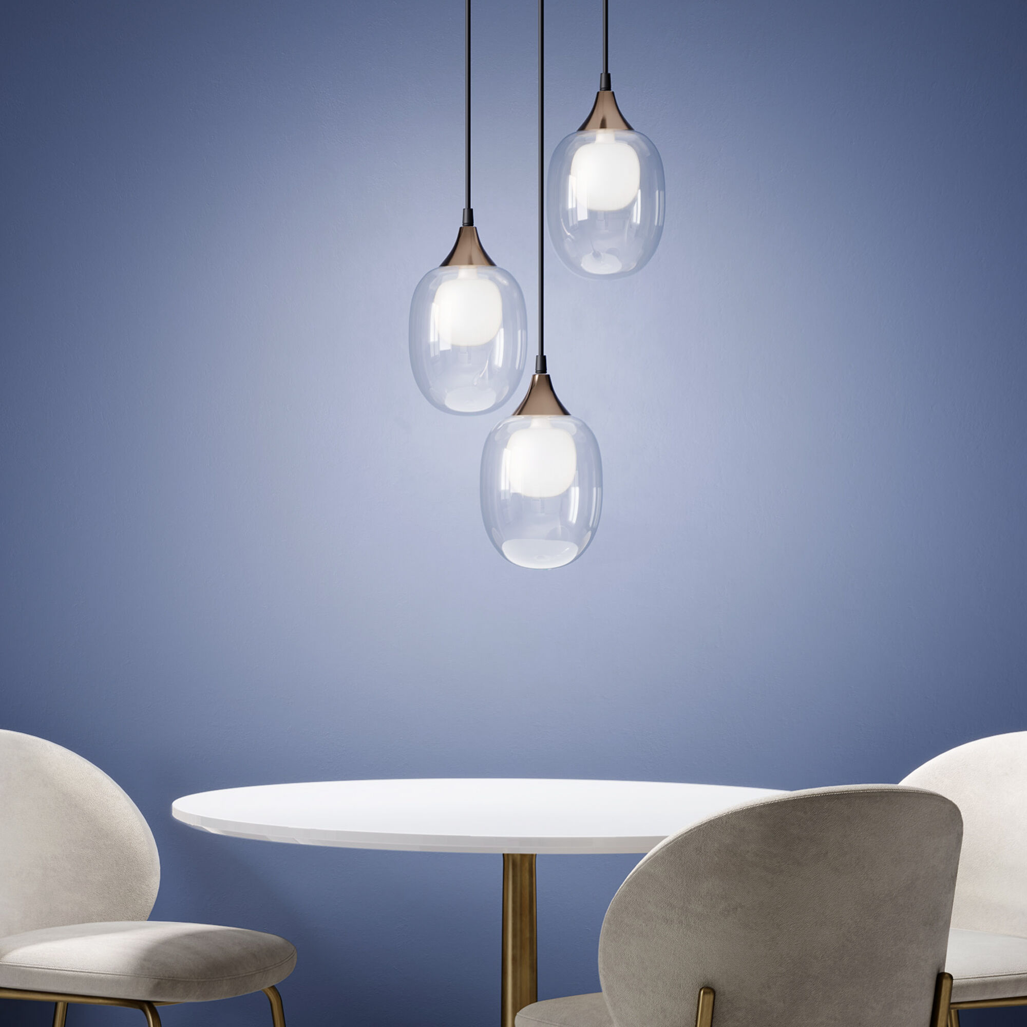 Подвесной светильник Eurosvet 70216/3 латунь