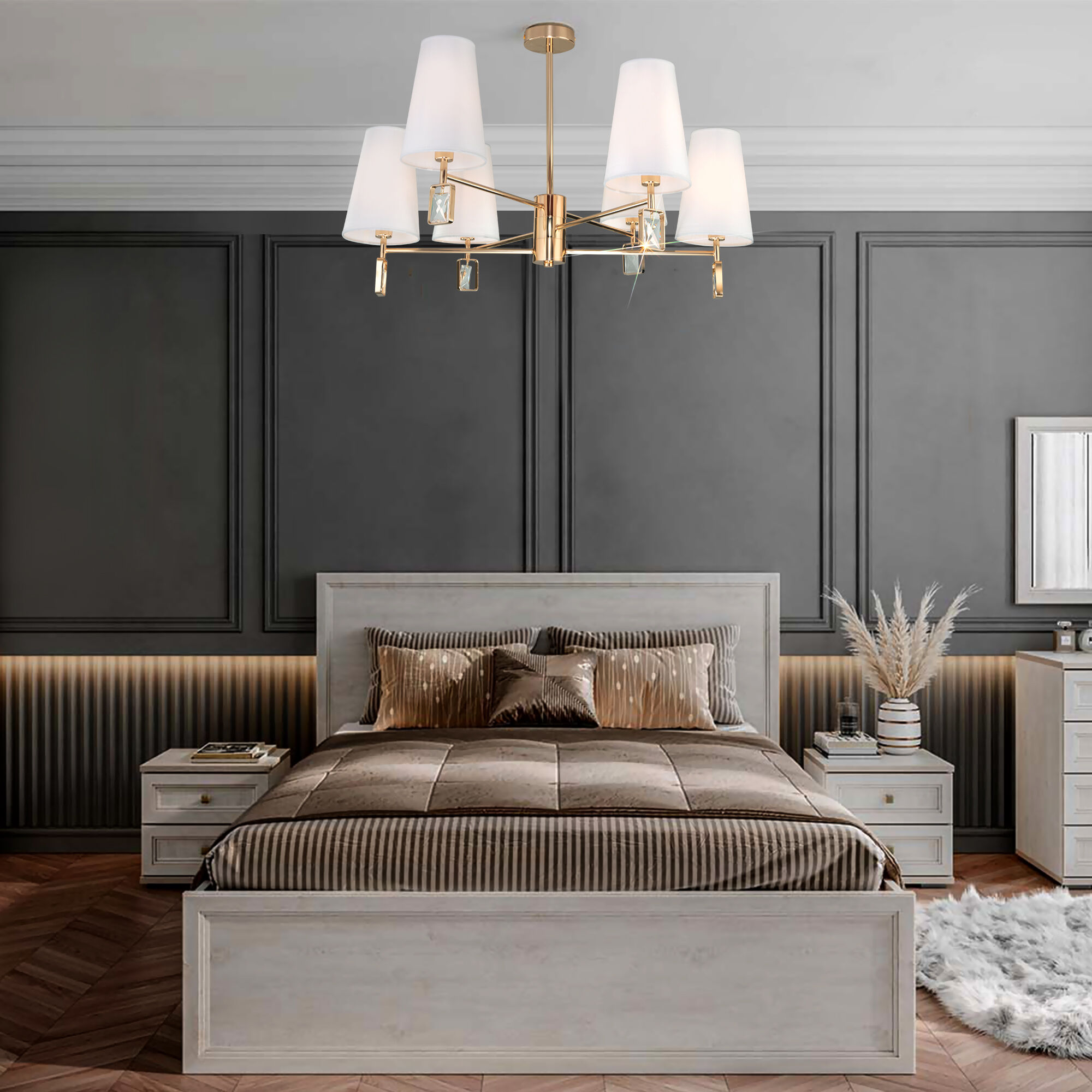 Потолочный светильник Eurosvet 60137/6 золото