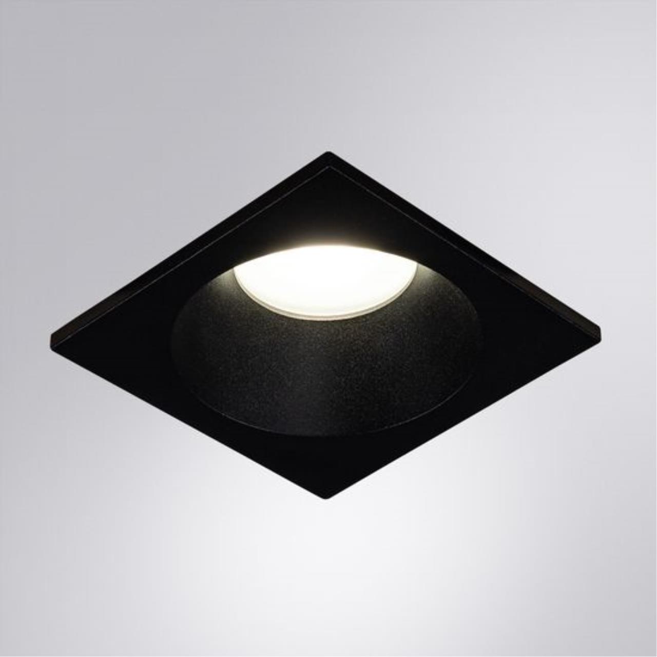 Точечный встраиваемый светильник Arte lamp A2868PL-1BK