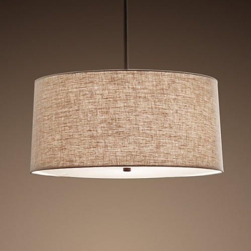 Люстра Rh Round Linen Shade Pendant от Imperiumloft 75147-22