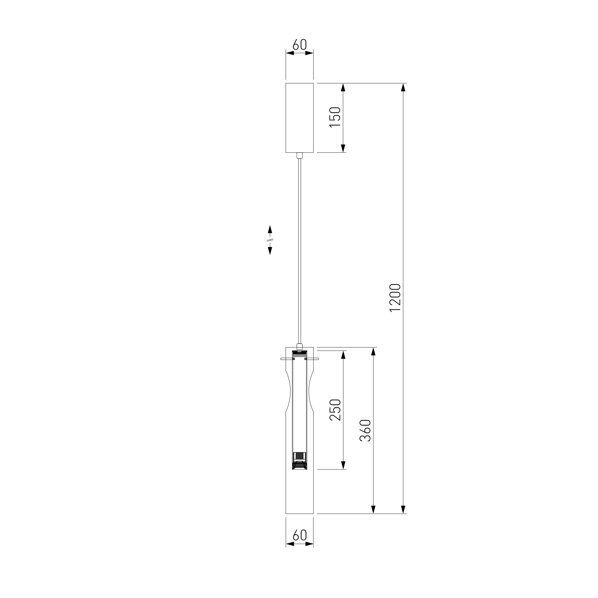Подвесной светильник графит Eurosvet 50254/1 LED