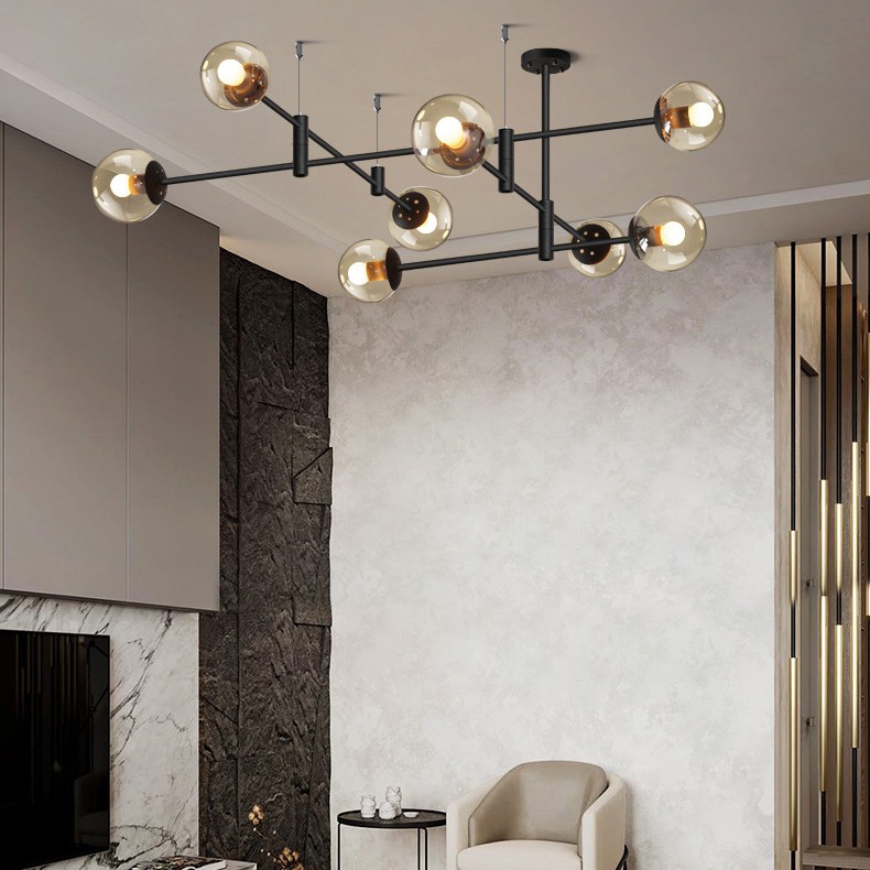 Люстра на штанге GAP золото 140725-26