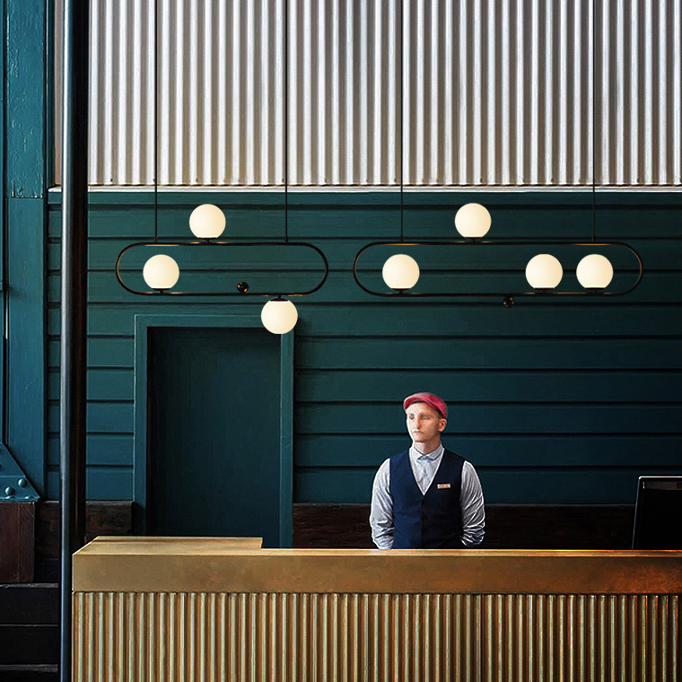 Подвесной реечный светильник HOOP L120 Bronze 177907-26