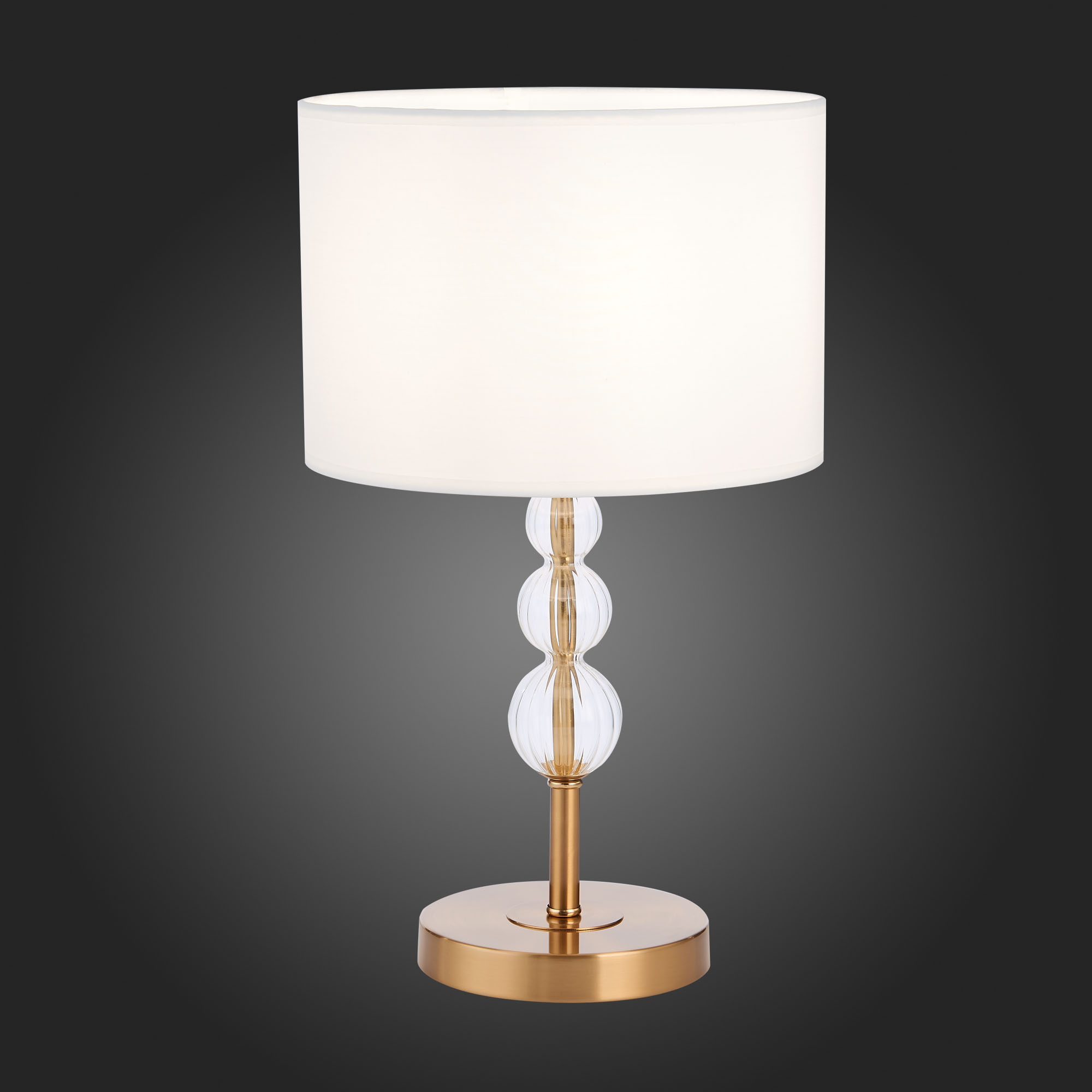SLE105714-01 Прикроватная лампа Латунь, Прозрачный/Белый E14 1*40W RAMER