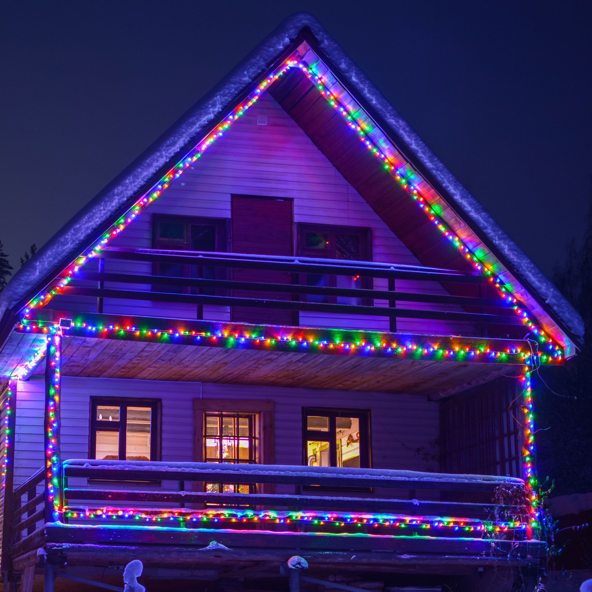 Гирлянда бытовая электрическая нить Eurosvet 400-101 мульти с эффектом мерцания