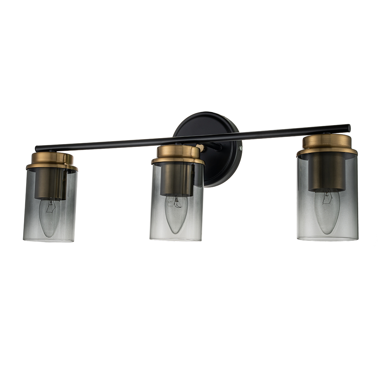 Настенный светильник Escada 2118/3A E14*40W Black/Brass
