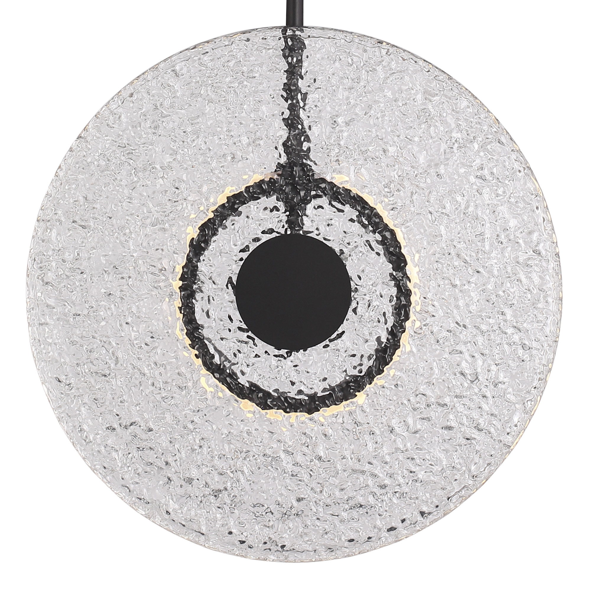 SL6142.403.01 Светильник подвесной ST-Luce черный/радужный LED 1*8W 4000K ALUMNO