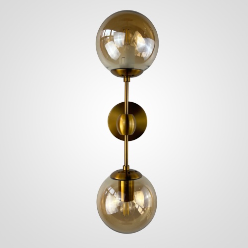 Бра Modo Sconce 2 Globes Gold от Imperiumloft 84999-22