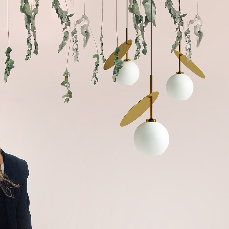 Подвесной светильник CHERRY D25 Black/White 208614-22