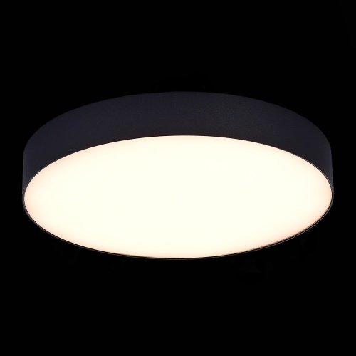 ST606.432.48 Светильник потолочный Черный LED 1*48W 3000K 4 320Lm Ra&gt;85 120° IP20 D400xH55 185-265V Накладные светильники