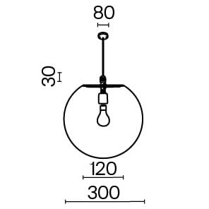 Уличный подвесной светильник Outdoor O594PL-01W
