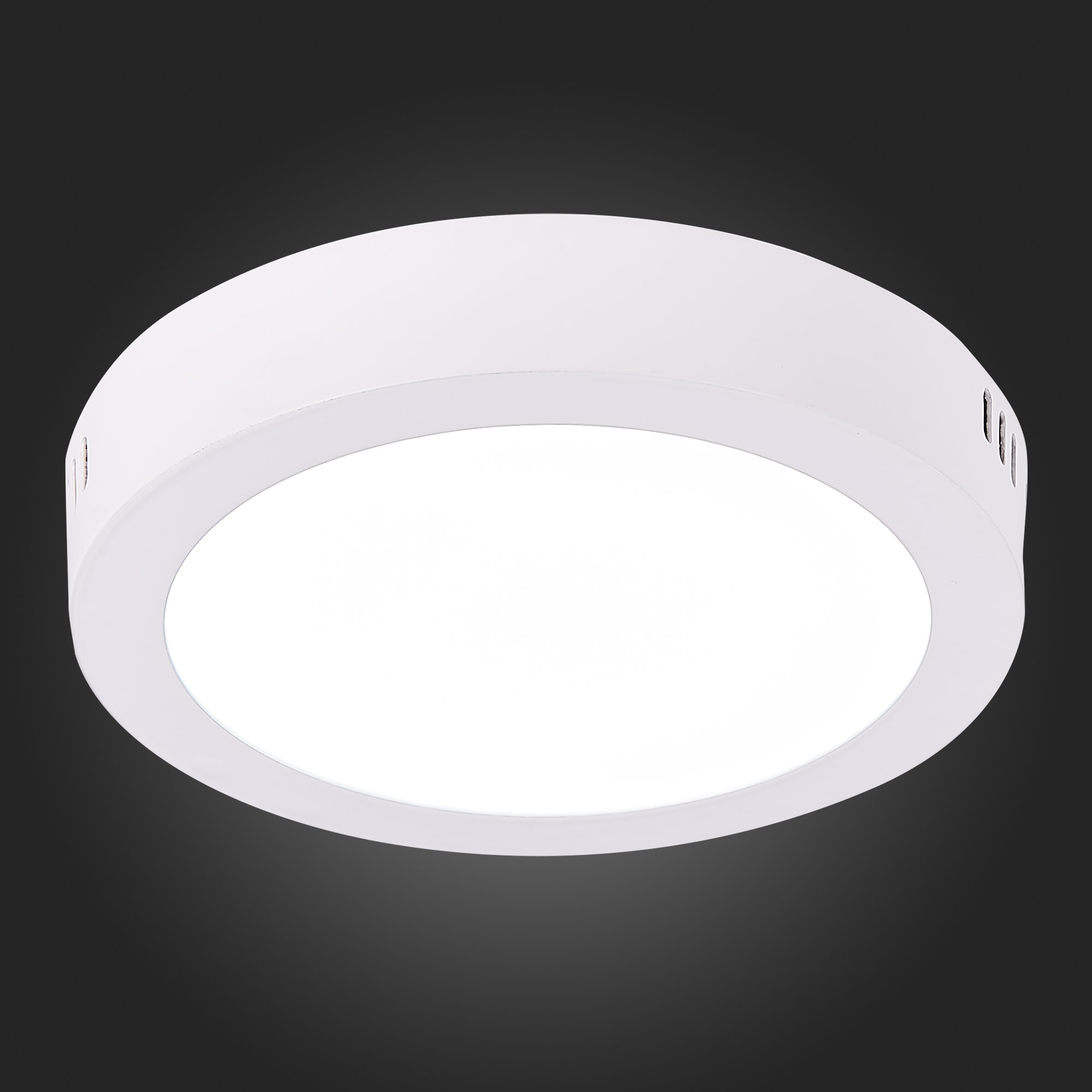 ST112.542.12 Светильник настенно-потолочный Белый LED 1*12W 4000K 795Lm Ra80 120° IP20 D160xH28 90-2 Накладные светильники