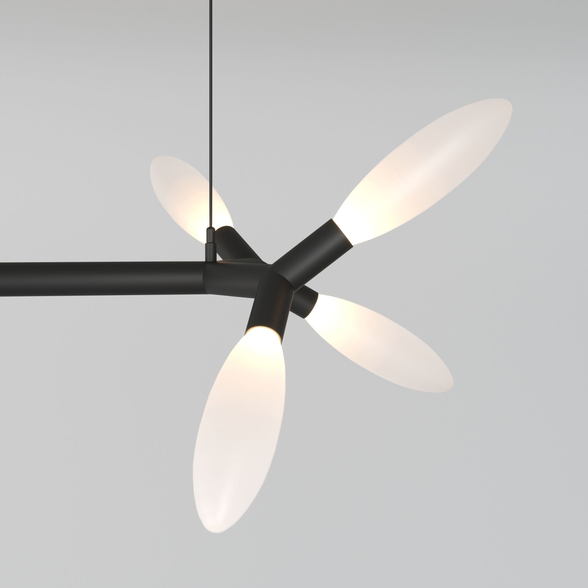 Потолочный светильник Eurosvet 30180 черный Smart