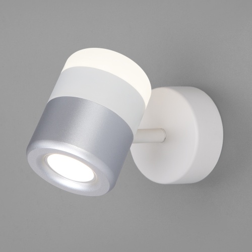 Настенный светильник Eurosvet 20165/1 LED белый/серебро