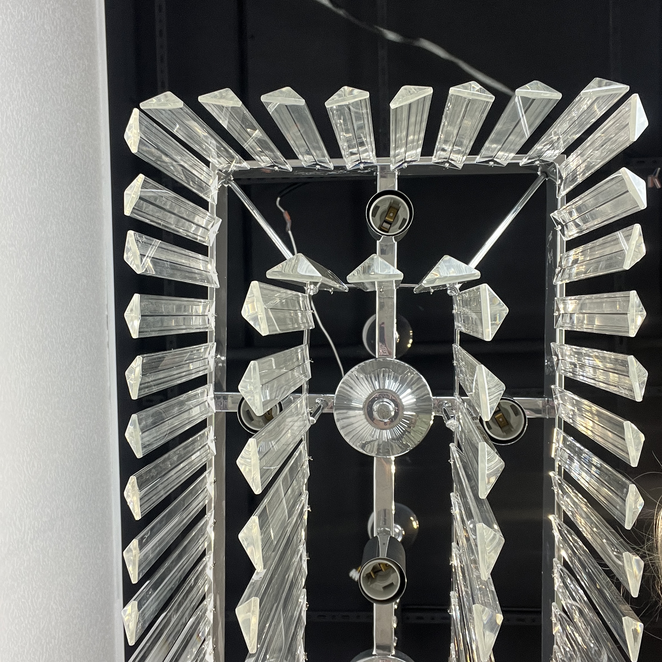 Люстра Rh 1920S Odeon Clear Glass Fringe Chrome от Imperiumloft 228792-22