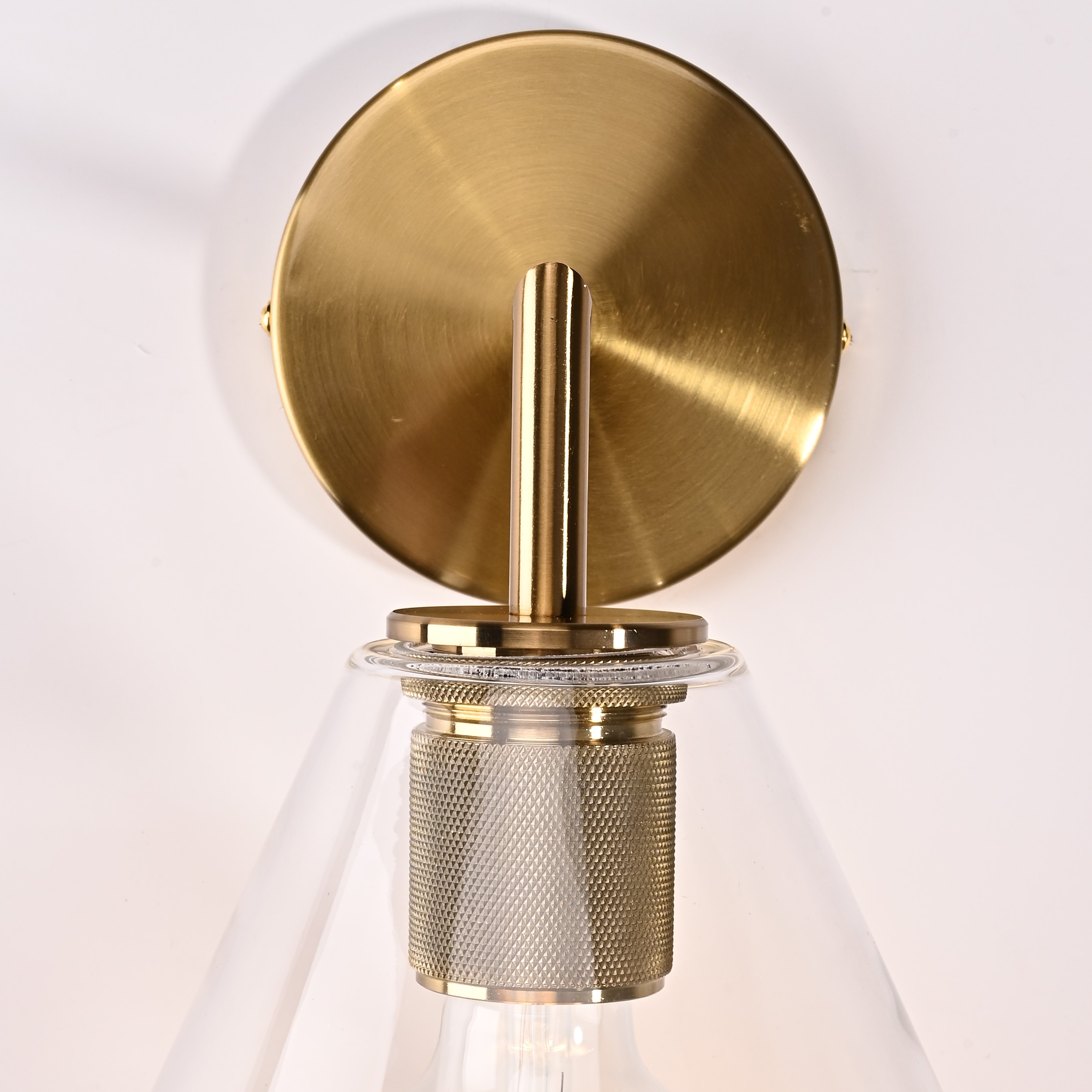 Бра RH Utilitaire Funnel Shade Single Sconce Brass 123270-22